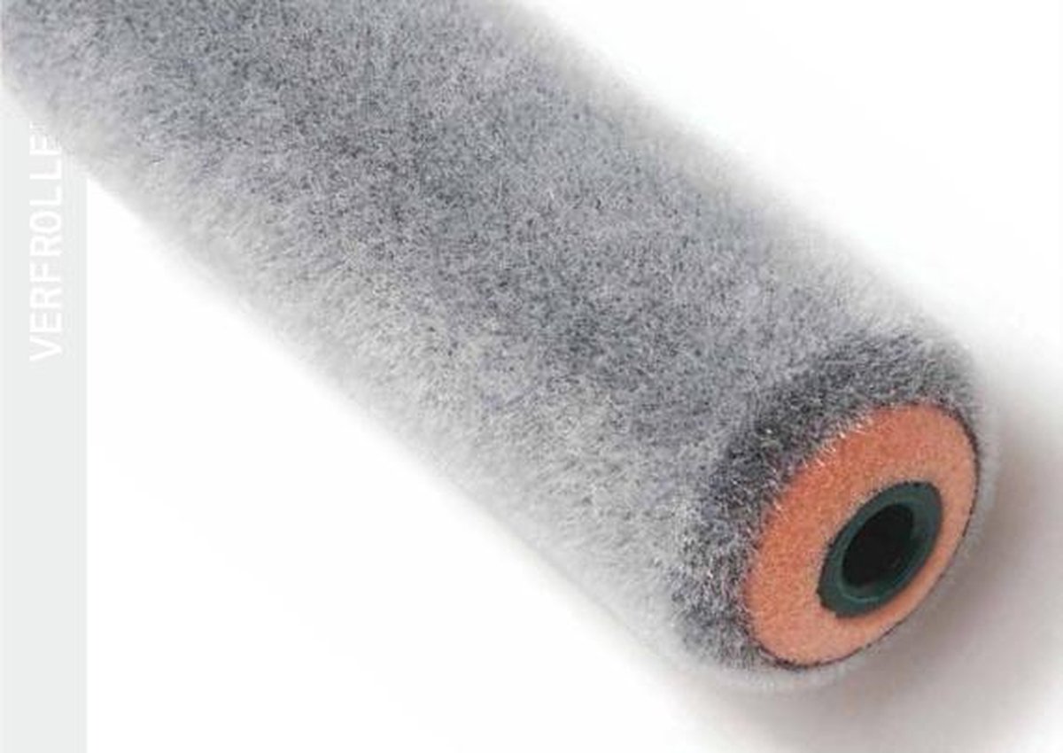 Goudhaantje grijze flock roller 11 cm bol