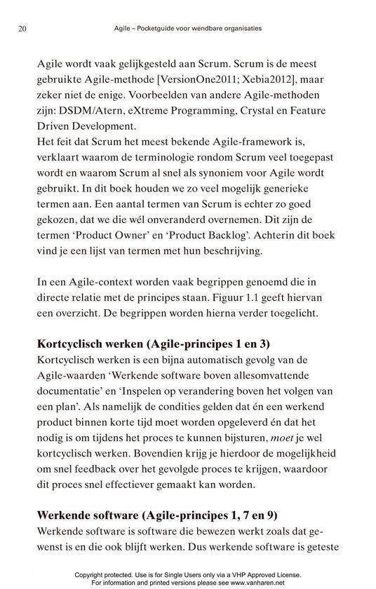 Agile Pocketguide Voor Agile Organisaties