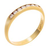Orphelia RD-3058/54 - Ring - geelgoudkleurige 18 Karaat - Diamant 0.25 ct
