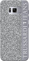 Trussardi Jeans Glitter Soft Case Samsung Galaxy S8 Silver