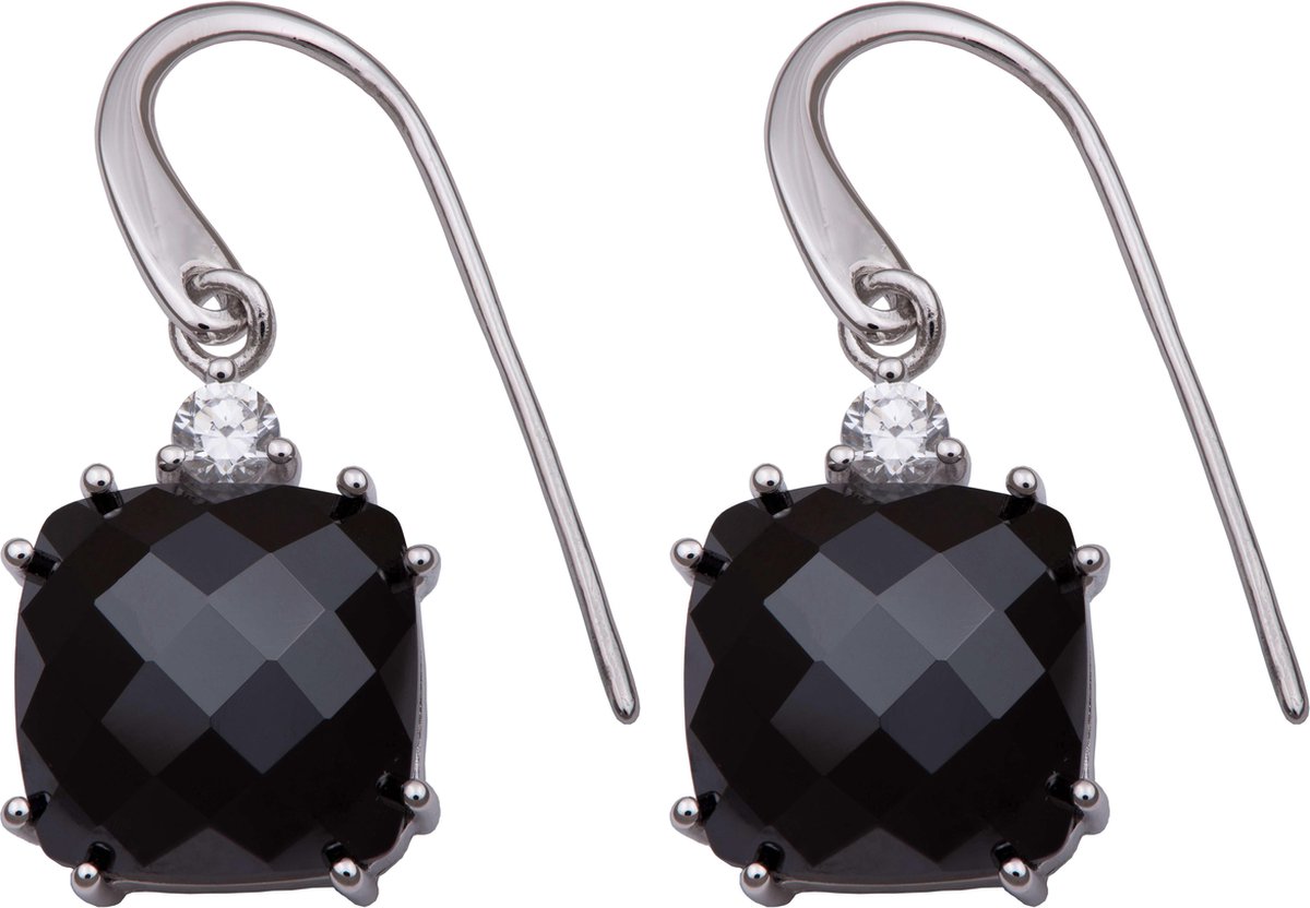Orphelia ZO-5893 - Oorhangers Zilver 925 - 2.5 cm - Zirkonia