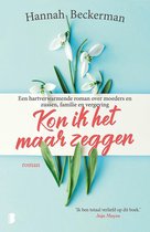 Omslag Kon ik het maar zeggen