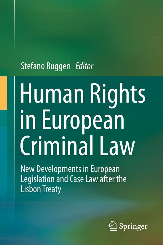 Law and Criminology (R0) - Human Rights in European Criminal ... - cover