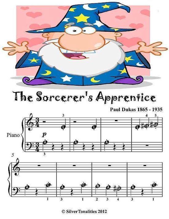 Sorcerer’s Apprentice Beginner Piano Sheet Music (ebook), Silver