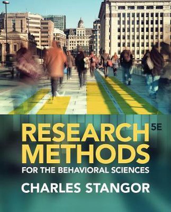 Research Methods for the Behavioral Sciences - cover