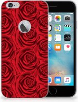 Geschikt voor iPhone 6 Plus | 6s Plus Uniek TPU Hoesje Red Roses