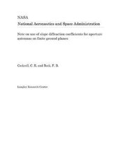 Note on Use of Slope Diffraction Coefficients for Aperture Antennas on Finite Ground Planes