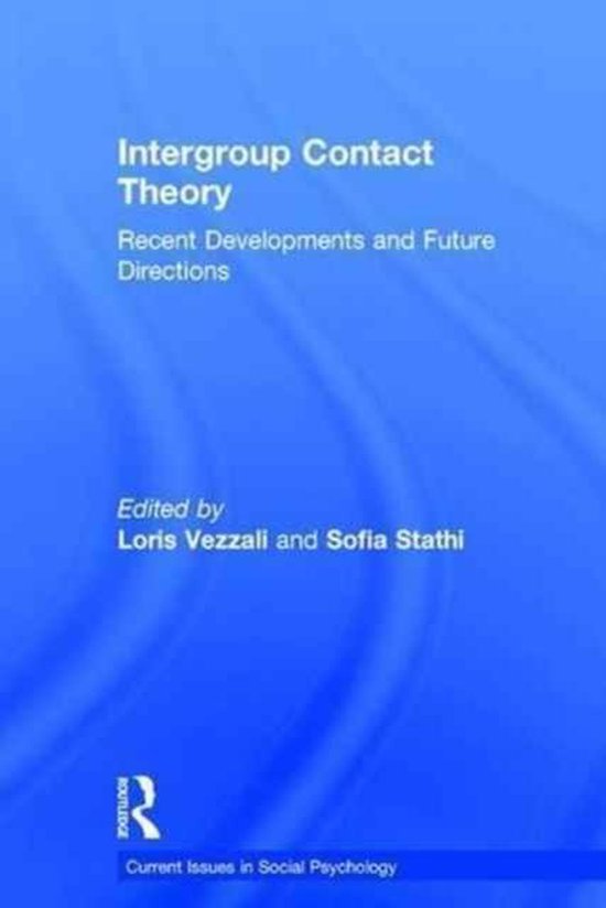Intergroup Contact Theory | 9781138182301 | Boeken | bol