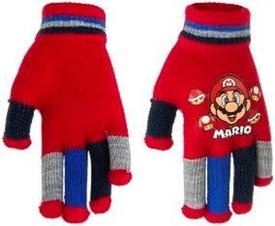 Super Mario handschoenen rood | bol.com