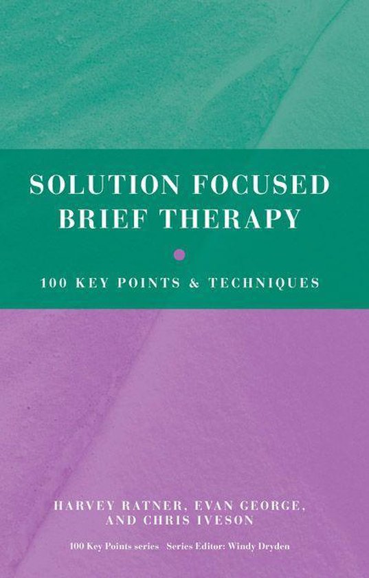 Solution Focused Brief Therapy - cover
