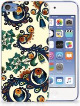 Geschikt voor iPod Touch 5 | 6 TPU Hoesje Design Barok Flower