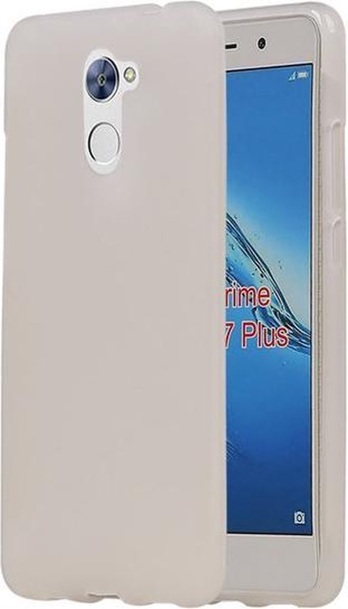 BestCases.nl Huawei Y7 Prime TPU back case hoesje Wit