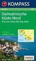 Dalmatinische Küste Blatt 1. 1 : 100 000