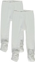 Dirkje Meisjes Leggings (2stuks) Wit - Maat 116