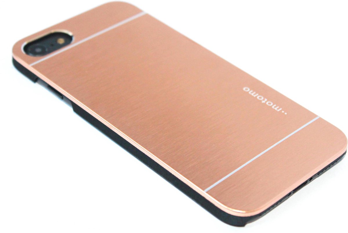 Aluminium hoesje goud Geschikt voor iPhone 8 Plus / 7 Plus
