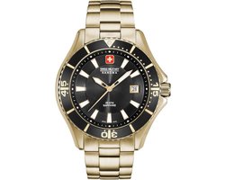 Swiss Military Hanowa 06-5296.02.007 horloge heren - goud - edelstaal doubl�