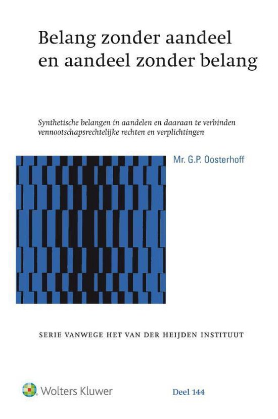 Serie vanwege het Van der Heijden Instituut te Nijmegen 144  ... - cover
