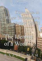 Considerations of Jacques Maritain, John Deely and Thomistic Approaches to the Questions of These Times - Comments on Roger Teichmann’s Article (2016) The Identity of a Word