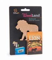 Woodland Bookmark Lion (Wooden Bookmark)