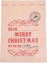 Persoonlijke kerstzak - gift kerstzak-  merry christmas Ho Ho Ho