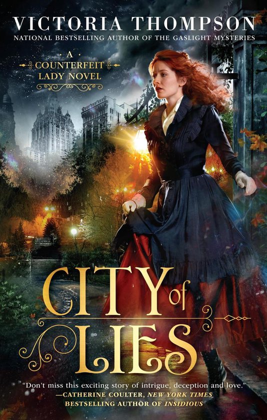 A Counterfeit Lady Novel 1 - City of Lies - cover
