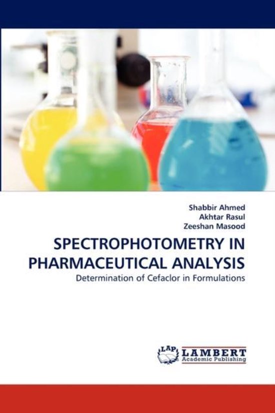 Spectrophotometry in Pharmaceutical Analysis 9783844392715 Shabbir