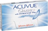 +8,00 - ACUVUE OASYS - 6 pack - Lentilles Lentilles hebdomadaires - Lentilles de contact - BC 8.40