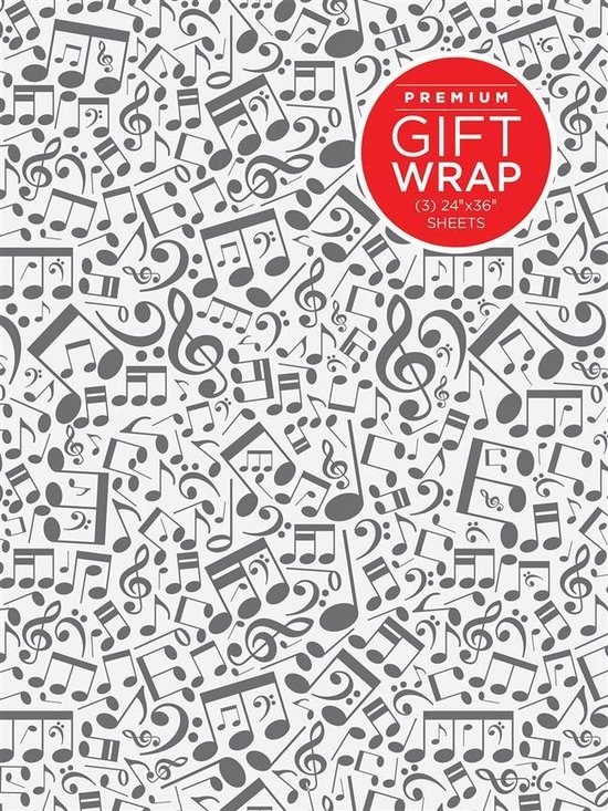 Music Notes Wrapping Paper