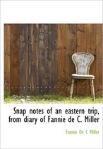Snap Notes of an Eastern Trip, from Diary of Fannie de C. Miller