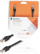 Konig KNC85210E150 - Netwerkkabel - RJ45 - 15 m - Grijs