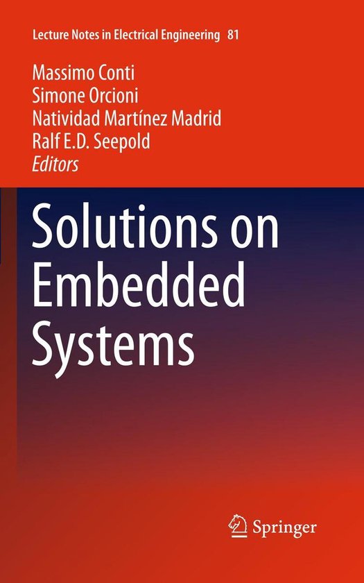 Lecture notes in electrical engineering 81 solutions on embedded