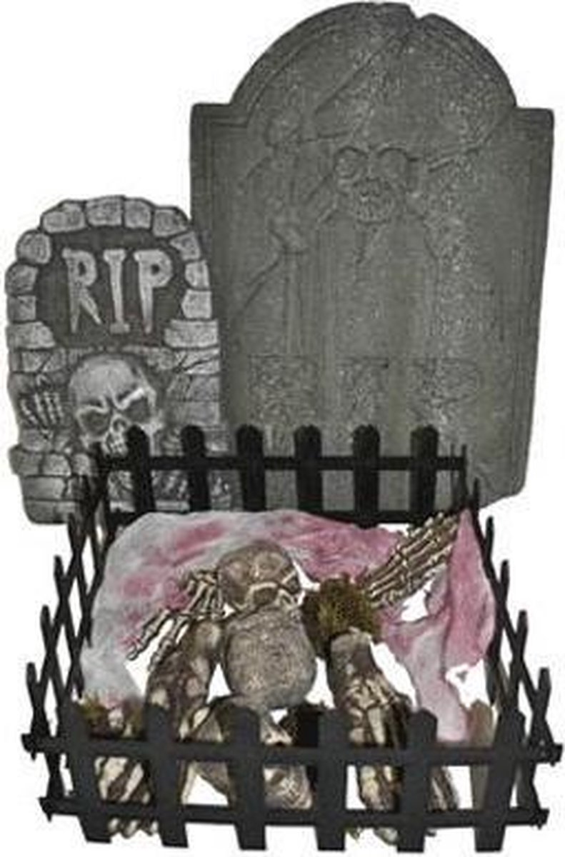 uitspraak Volharding tapijt Halloween Graf met grafstenen decoratie | bol.com