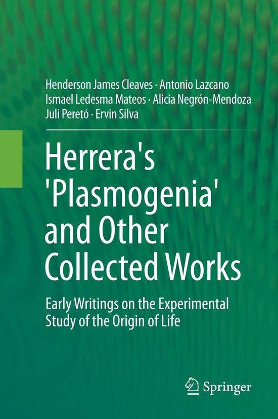 Biomedical and Life Sciences (R0) - Herrera's 'Plasmogenia'  ... - cover