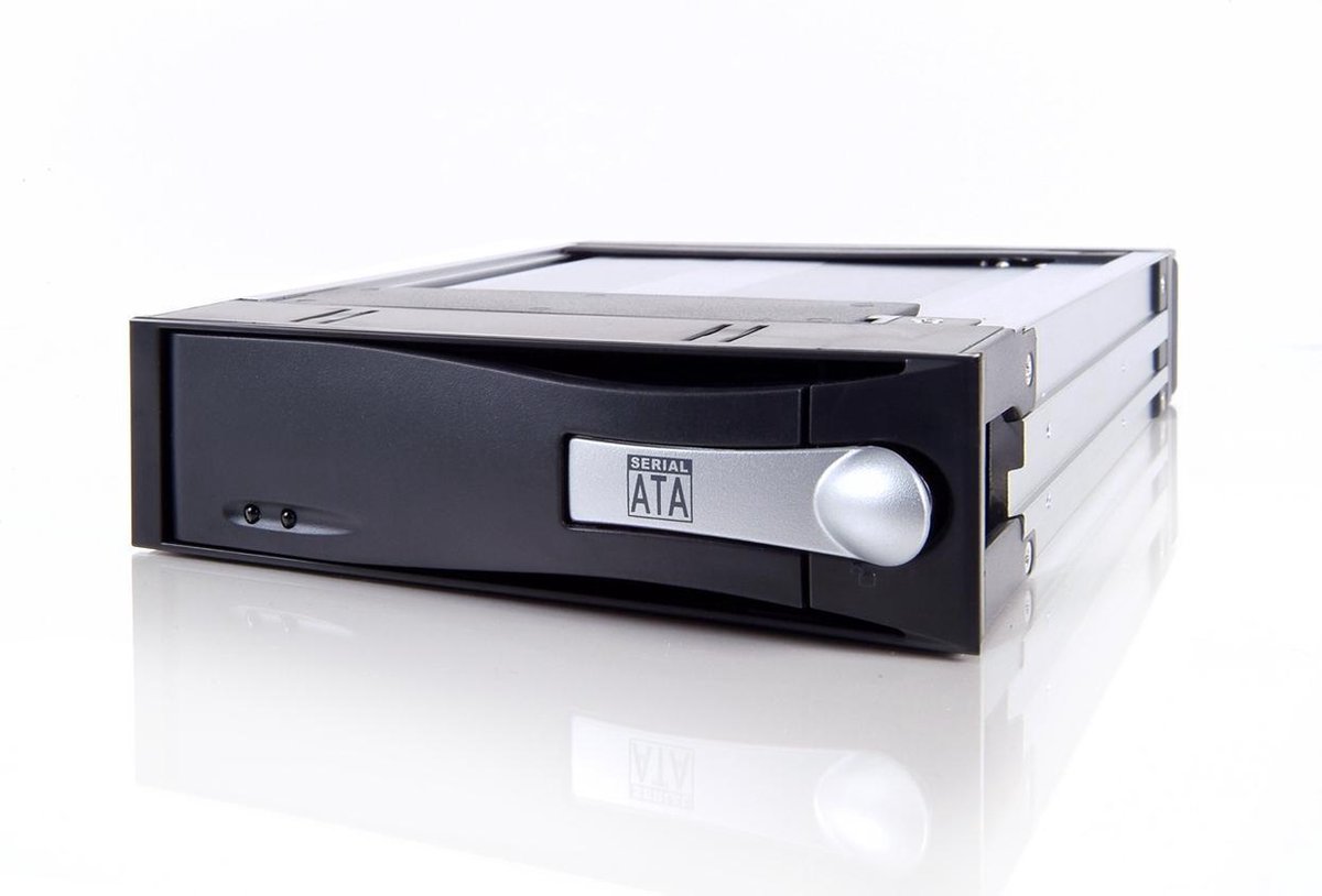 ICY DOCK MB123SK-1B 3.5” SATA Hot Swap Mobile Rack HDD Enclosure in 5.25” Bay