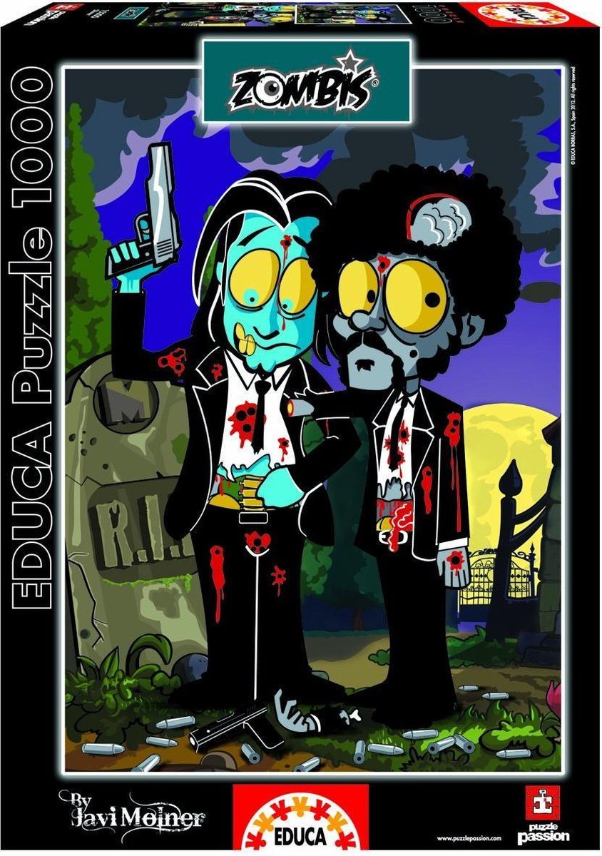 Legpuzzel - 1000 stukjes - Silver Zombies - Educa Puzzel