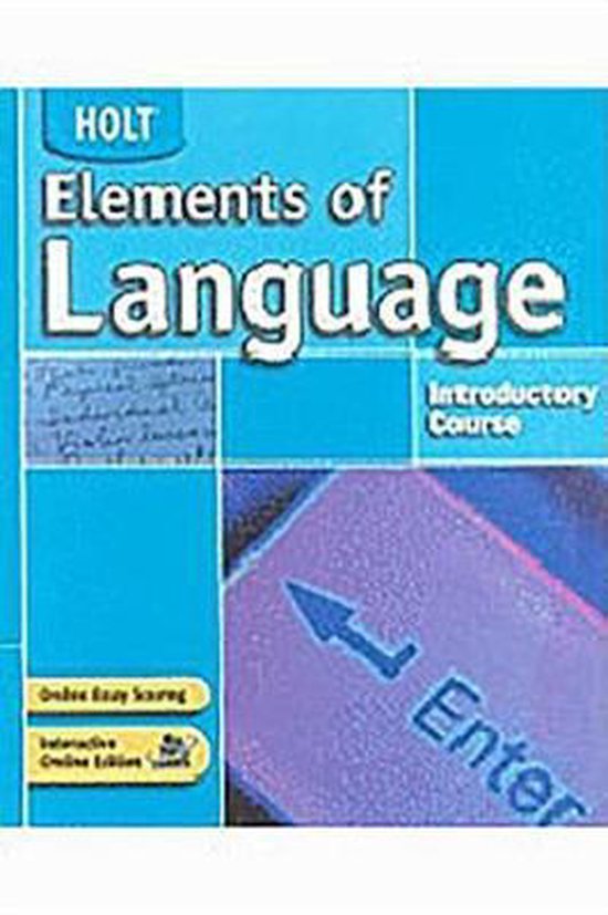 Elements of Language Language and Sentence Skills Practice