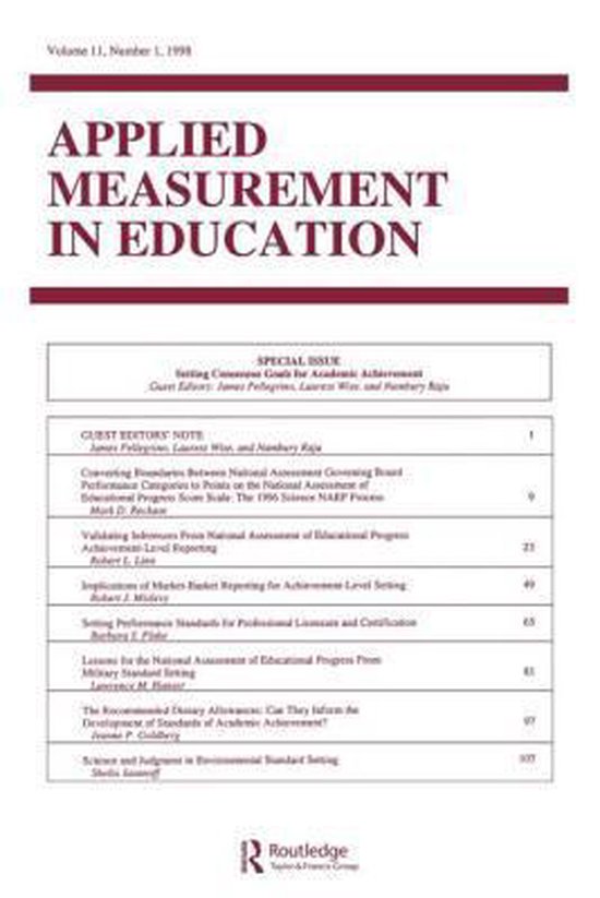 Setting Consensus Goals for Academic Achievement - cover