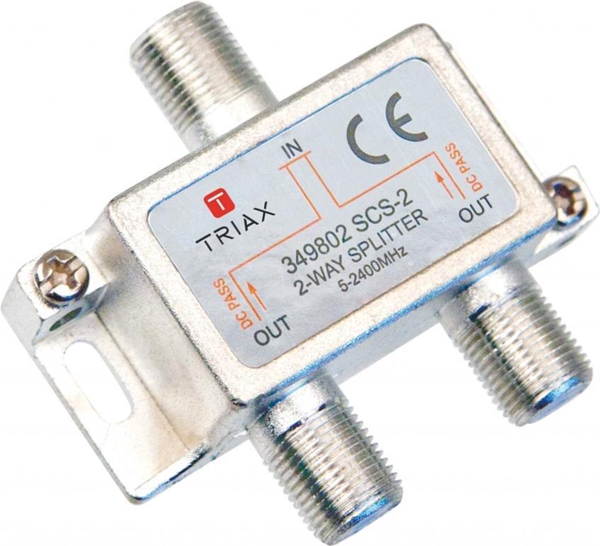 Miniplug serie verdeler 4-voudig 2x brug 2m kabel gestript (3.010082