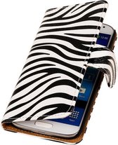 BestCases.nl Zebra booktype wallet cover hoesje voor Samsung Galaxy S5 Active G870