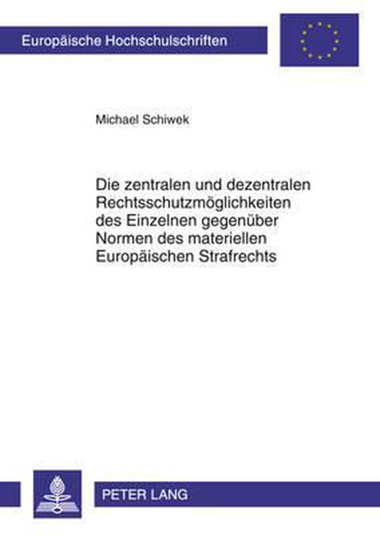 Die zentralen und dezentralen Rechtsschutzmöglichkeiten des ... - cover