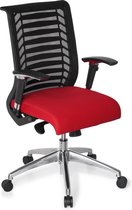 hjh office Avatar Pro - Bureaustoel - Zwart / rood
