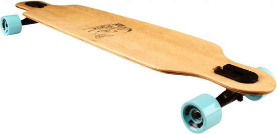 Pro-line Longboard 42" Drop-through Wooden Warrior 106cm ABEC 9 Skateboard Nijda 