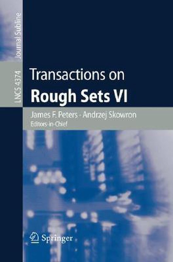 Transactions On Rough Sets Vi - cover