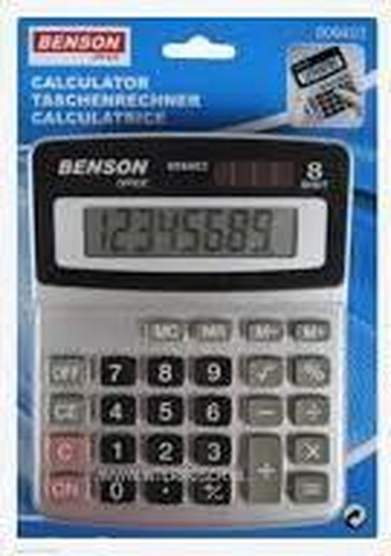 Calculator (groot) - Benson