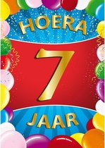 7 jaar mega deurposter