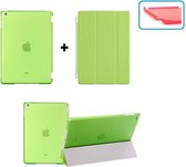 Apple iPad Pro 1 - 12.9 inch - Smart Cover Hoes - inclusief achterkant - Groen - EXTRA GROOT FORMAAT IPAD