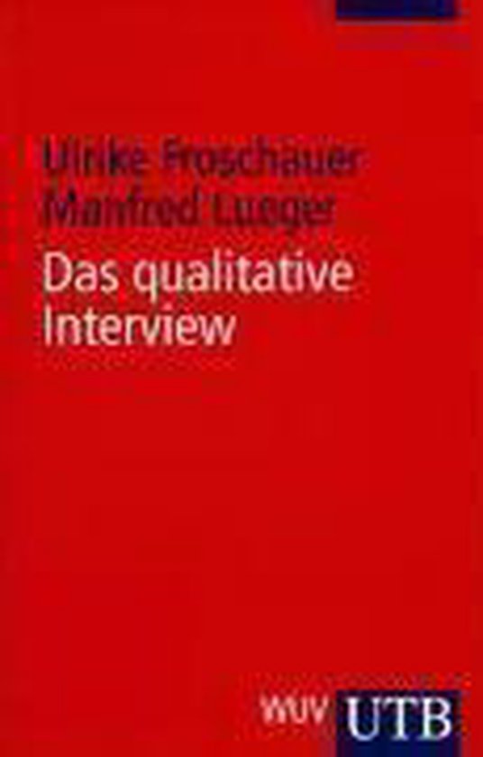 Das qualitative Interview - cover