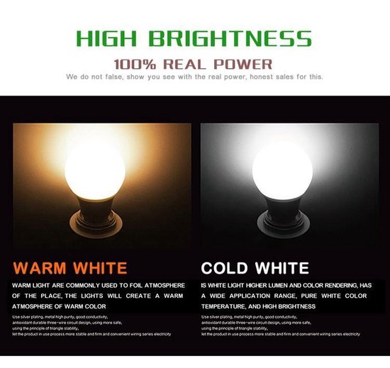 Ortho® E27-5-5w 5 stuks LED lampen van 5 watt wit (vergelijkbaar een... bol.com