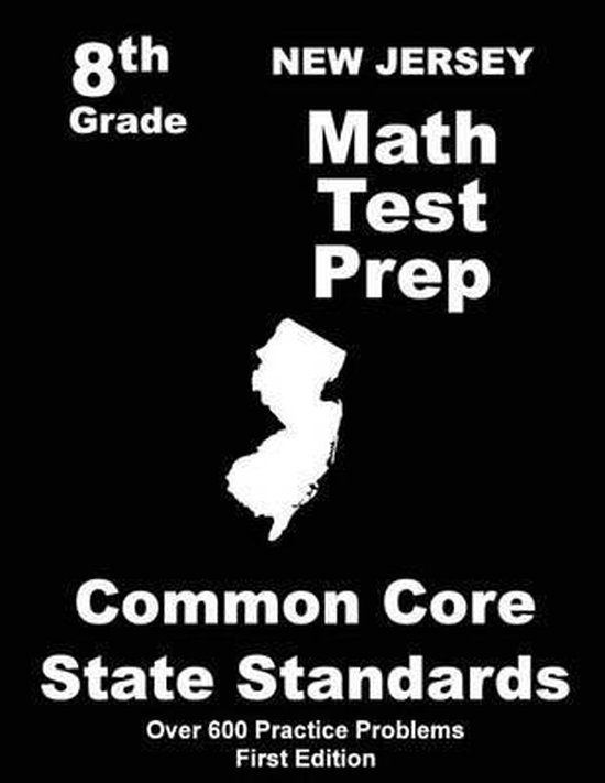 New Jersey 8th Grade Math Test Prep - cover