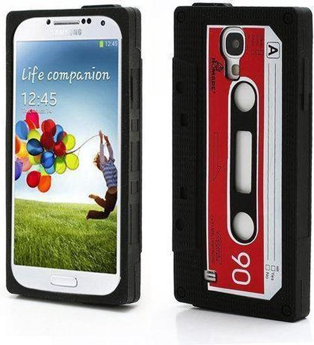 silicone hoesje tape cassette bandje Samsung Galaxy s4 i9500